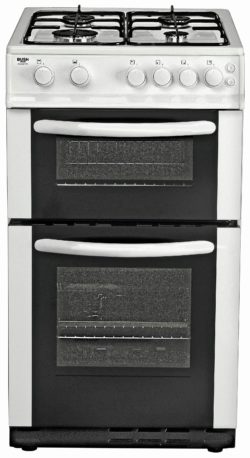 Bush - AG56TW Double - Gas Cooker- White